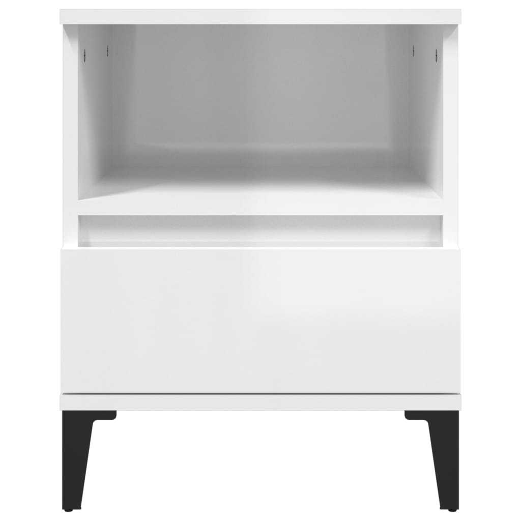 8720287226086_g_en_hd_4 vidaXL Bedside Cabinet High Gloss White 40x35x50 cm - Image 7