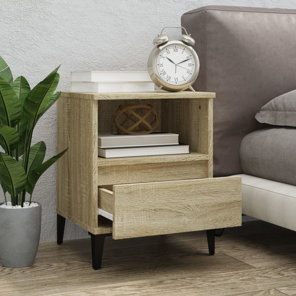 8720287226109_g_en_hd_1 vidaXL Bedside Cabinet Sonoma Oak 40x35x50 cm - Image 4