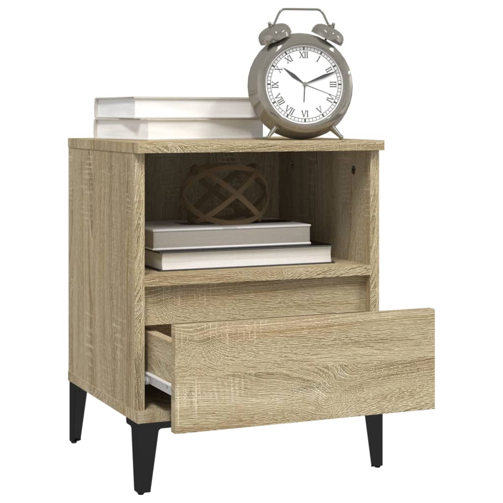8720287226109_g_en_hd_3 vidaXL Bedside Cabinet Sonoma Oak 40x35x50 cm - Image 6