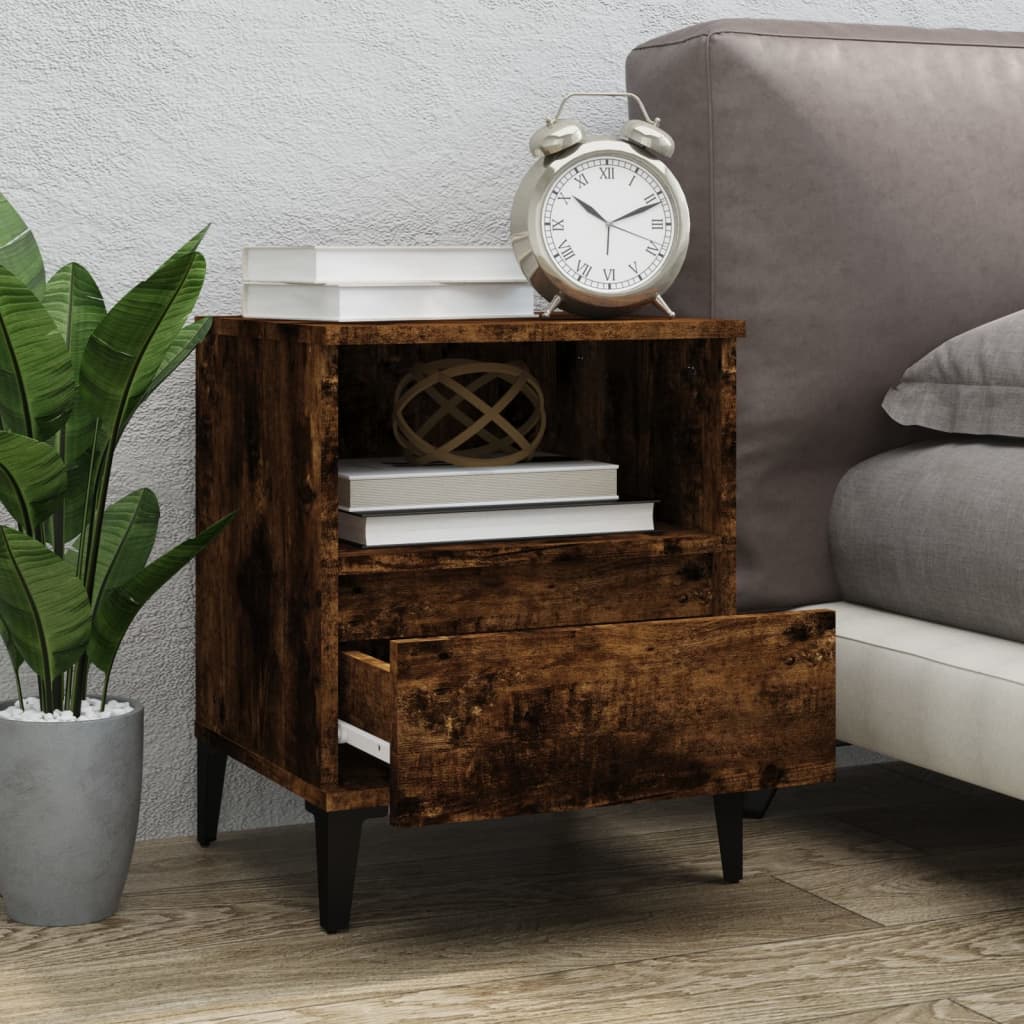 8720287226154_g_en_hd_1 vidaXL Bedside Cabinets 2 pcs Smoked Oak 40x35x50 cm - Image 4
