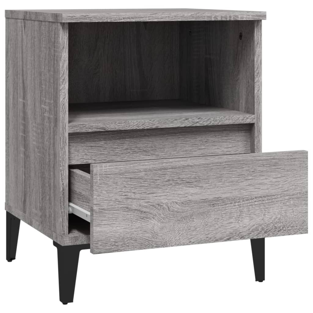 8720287226178_g_en_hd_6 vidaXL Bedside Cabinets 2 pcs Grey Sonoma 40x35x50 cm - Image 9