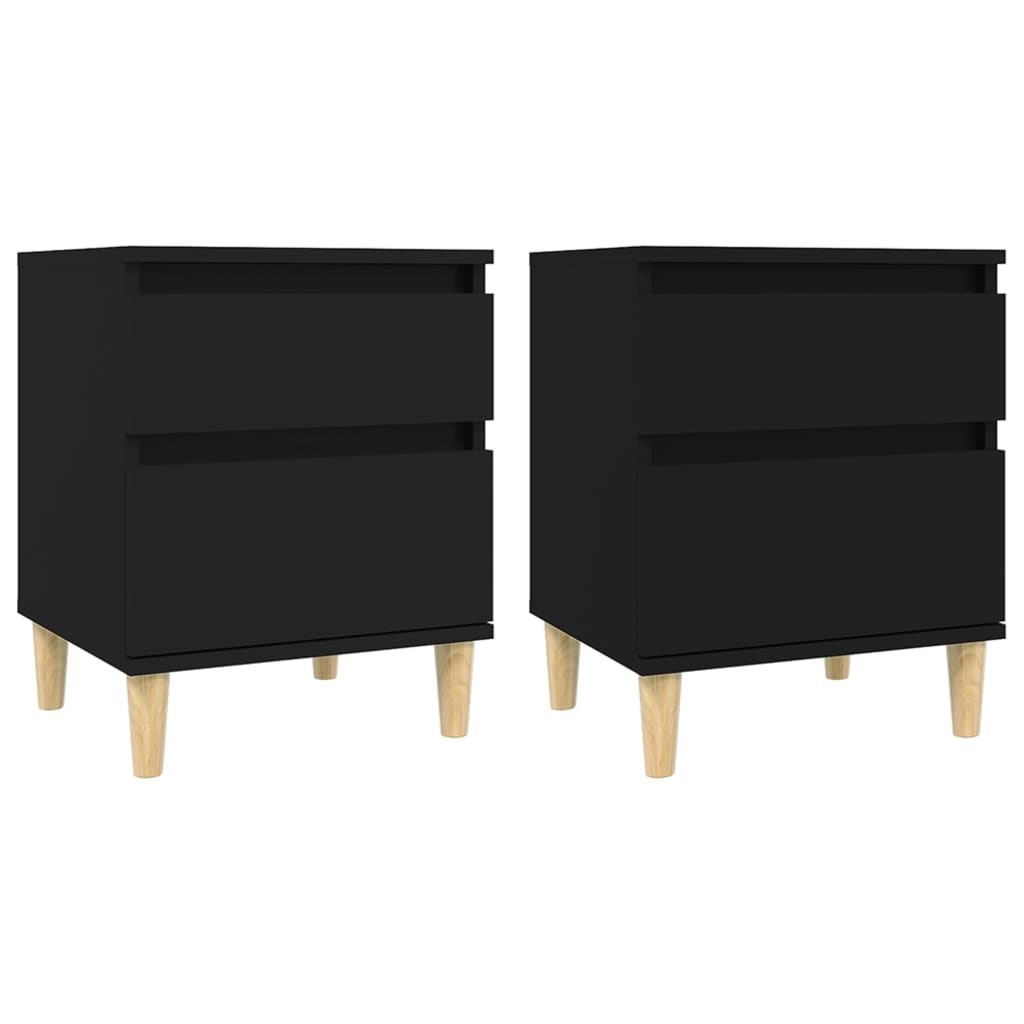 8720287226239_a_en_hd_1 vidaXL Bedside Cabinets 2 pcs Black 40x35x50 cm - Image 2