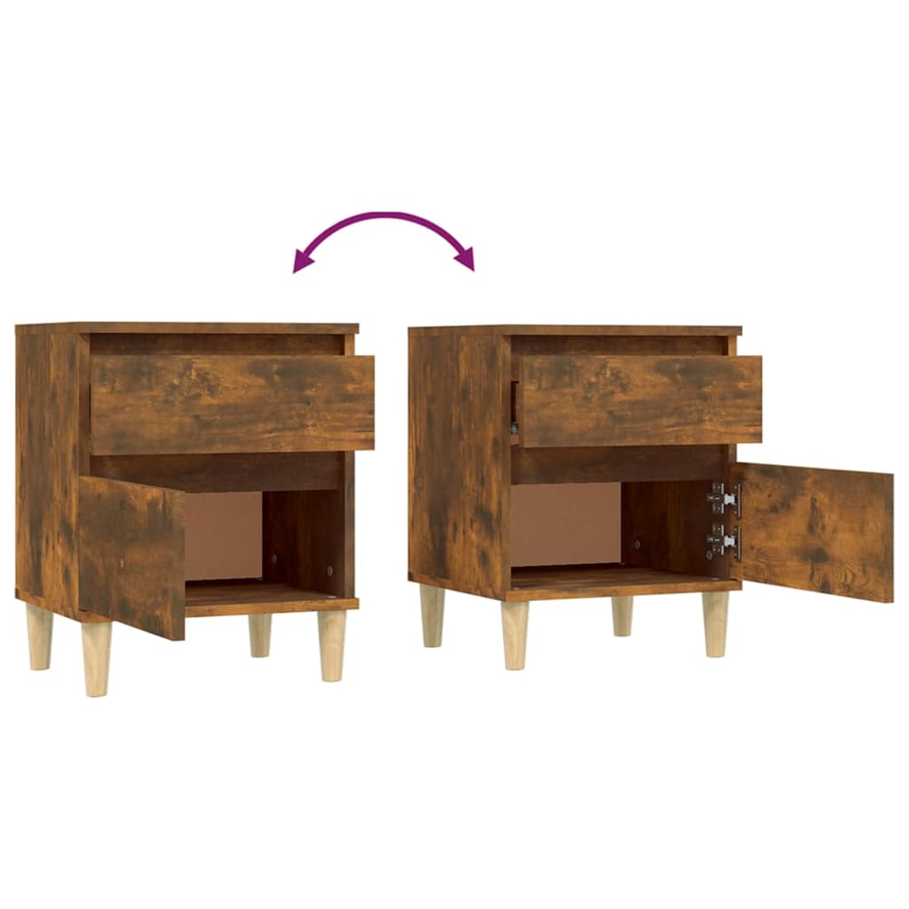 8720287226307_g_en_hd_6 vidaXL Bedside Cabinet Smoked Oak 40x35x50 cm - Image 9