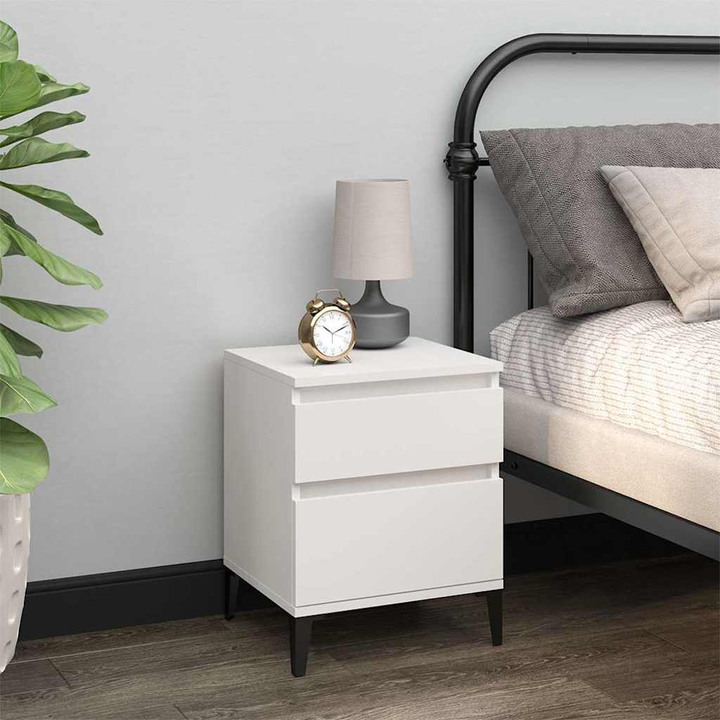 8720287226376_g_en_hd_1 vidaXL Bedside Cabinets 2 pcs White 40x35x50 cm - Image 4