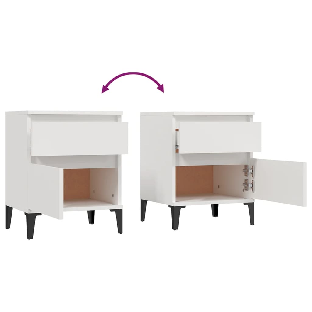 8720287226376_g_en_hd_7 vidaXL Bedside Cabinets 2 pcs White 40x35x50 cm - Image 10
