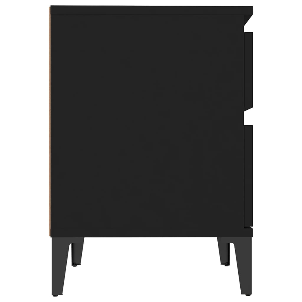 8720287226383_g_en_hd_4 vidaXL Bedside Cabinet Black 40x35x50 cm - Image 7
