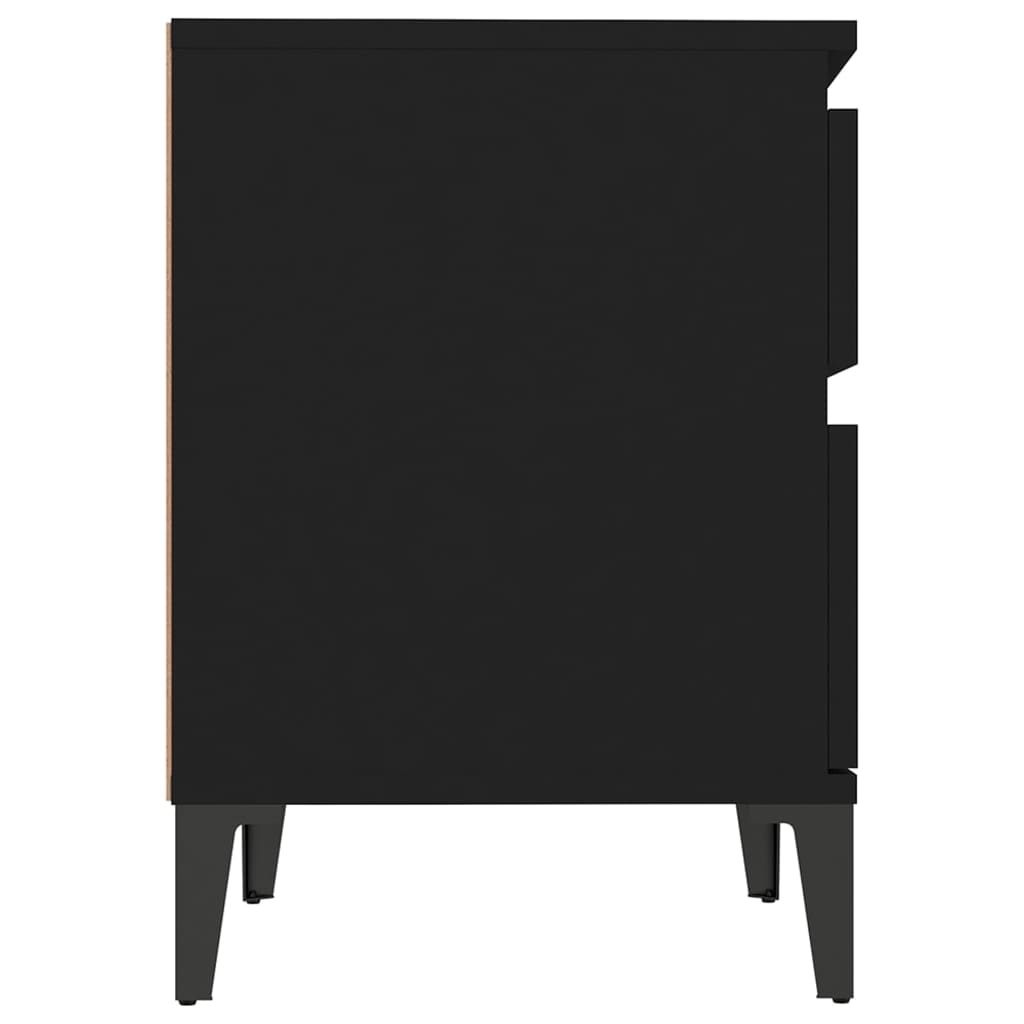 8720287226390_g_en_hd_5 vidaXL Bedside Cabinets 2 pcs Black 40x35x50 cm - Image 8