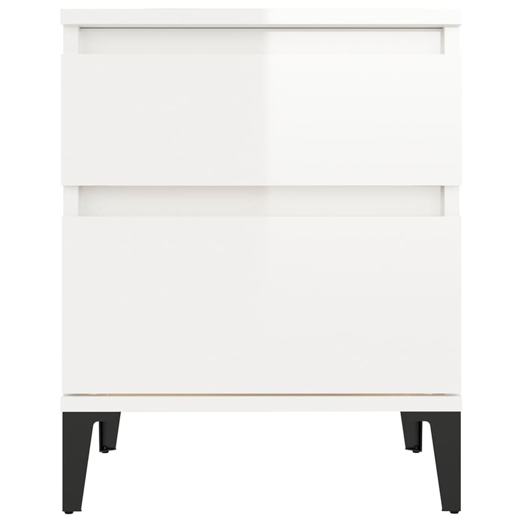 8720287226406_g_en_hd_3 vidaXL Bedside Cabinet High Gloss White 40x35x50 cm - Image 6