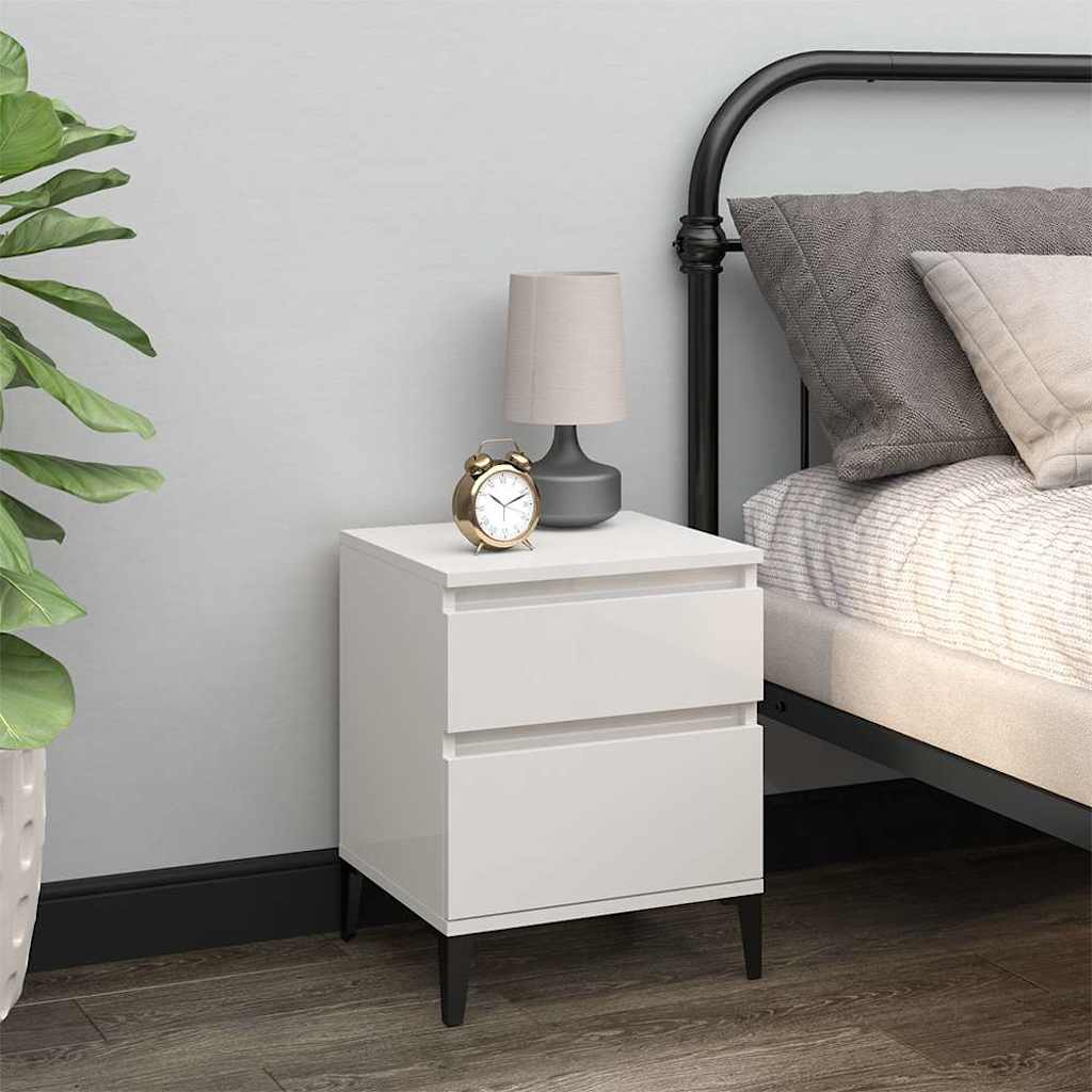 8720287226413_g_en_hd_1 vidaXL Bedside Cabinets 2 pcs High Gloss White 40x35x50 cm - Image 4