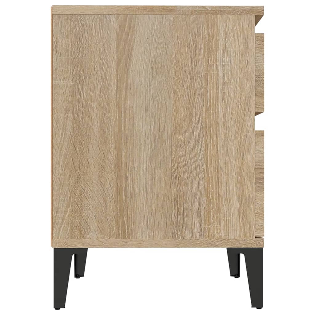 8720287226420_g_en_hd_4 vidaXL Bedside Cabinet Sonoma Oak 40x35x50 cm - Image 7