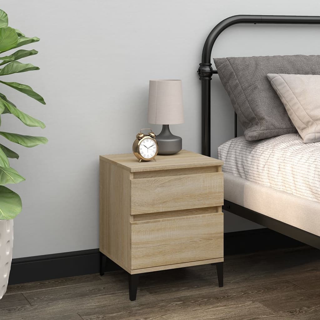 8720287226437_g_en_hd_1 vidaXL Bedside Cabinets 2 pcs Sonoma Oak 40x35x50 cm - Image 4