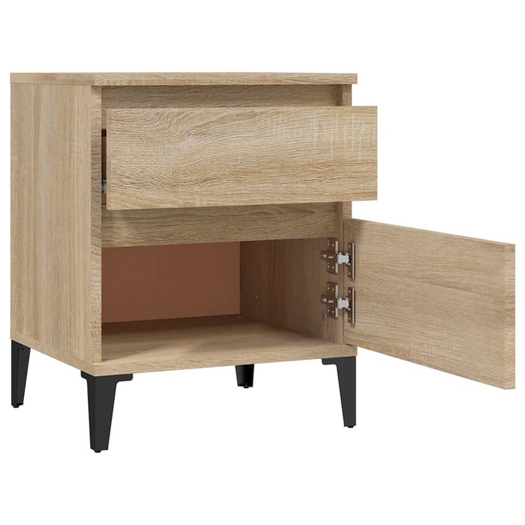 8720287226437_g_en_hd_6 vidaXL Bedside Cabinets 2 pcs Sonoma Oak 40x35x50 cm - Image 9