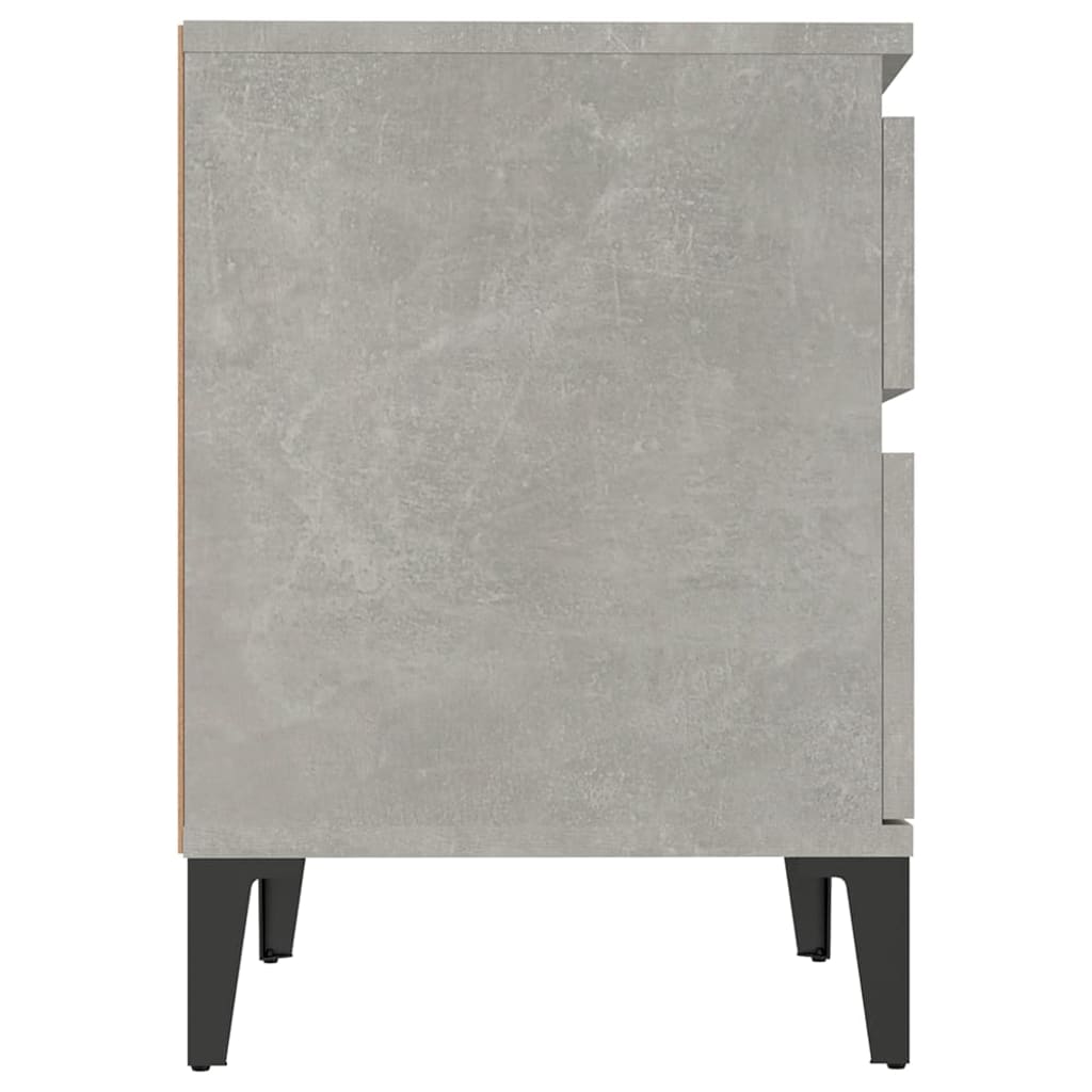 8720287226444_g_en_hd_4 vidaXL Bedside Cabinet Concrete Grey 40x35x50 cm - Image 7