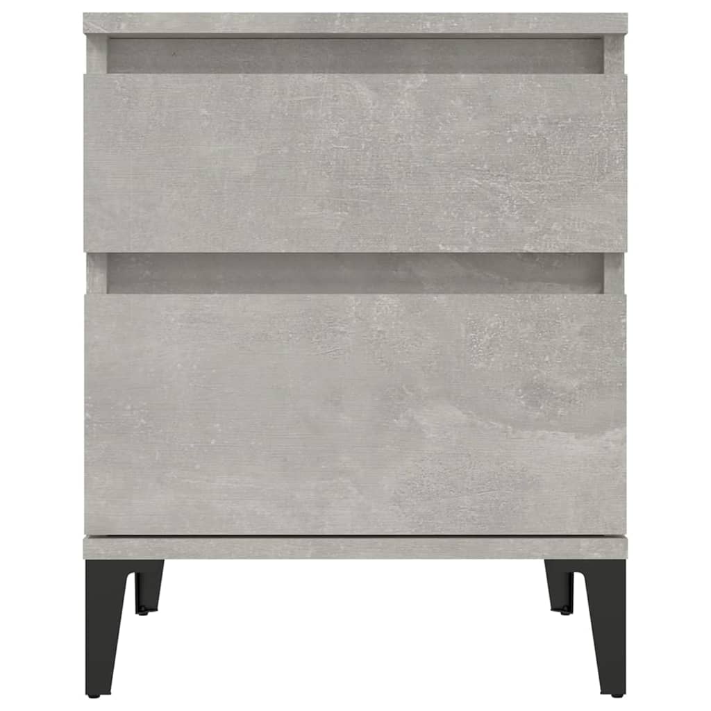 8720287226451_g_en_hd_4 vidaXL Bedside Cabinets 2 pcs Concrete Grey 40x35x50 cm - Image 7