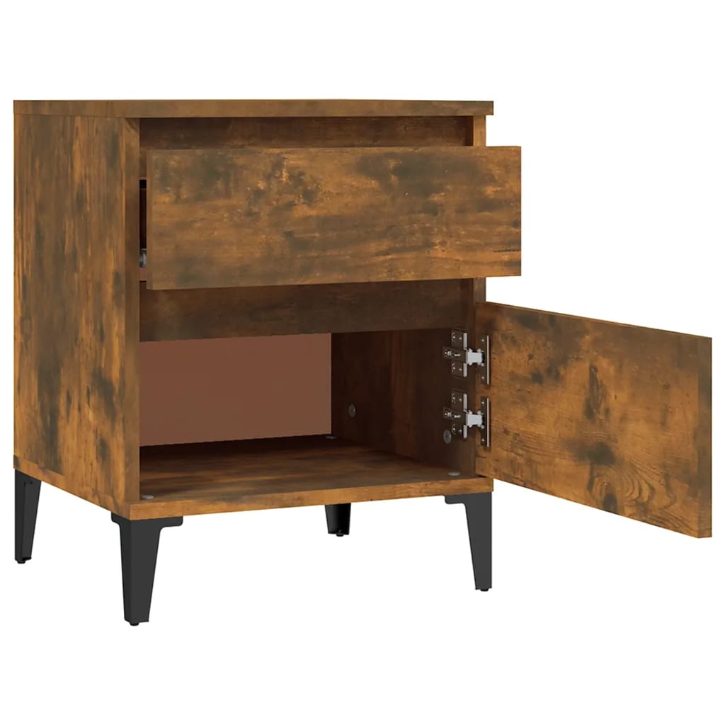 8720287226468_g_en_hd_5 vidaXL Bedside Cabinet Smoked Oak 40x35x50 cm - Image 8