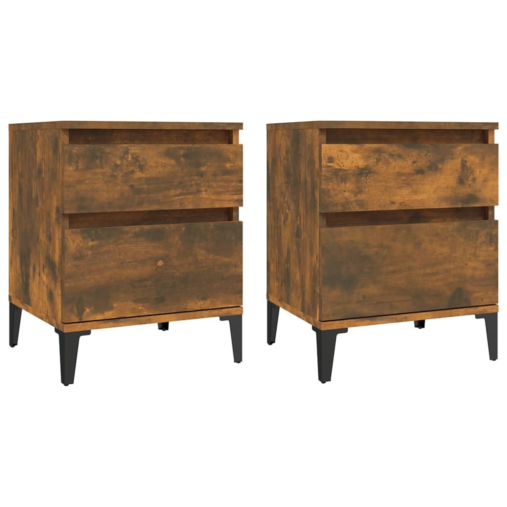 8720287226475_a_en_hd_1 vidaXL Bedside Cabinets 2 pcs Smoked Oak 40x35x50 cm - Image 2