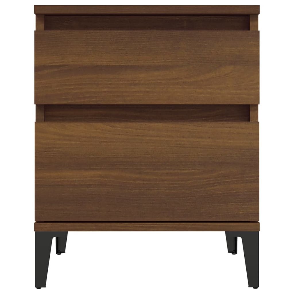 8720287226505_g_en_hd_3 vidaXL Bedside Cabinet Brown Oak 40x35x50 cm - Image 6
