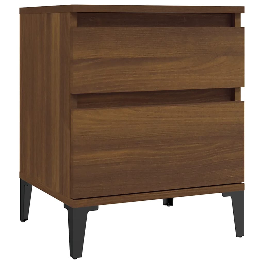 8720287226512_g_en_hd_3 vidaXL Bedside Cabinets 2 pcs Brown Oak 40x35x50 cm - Image 6