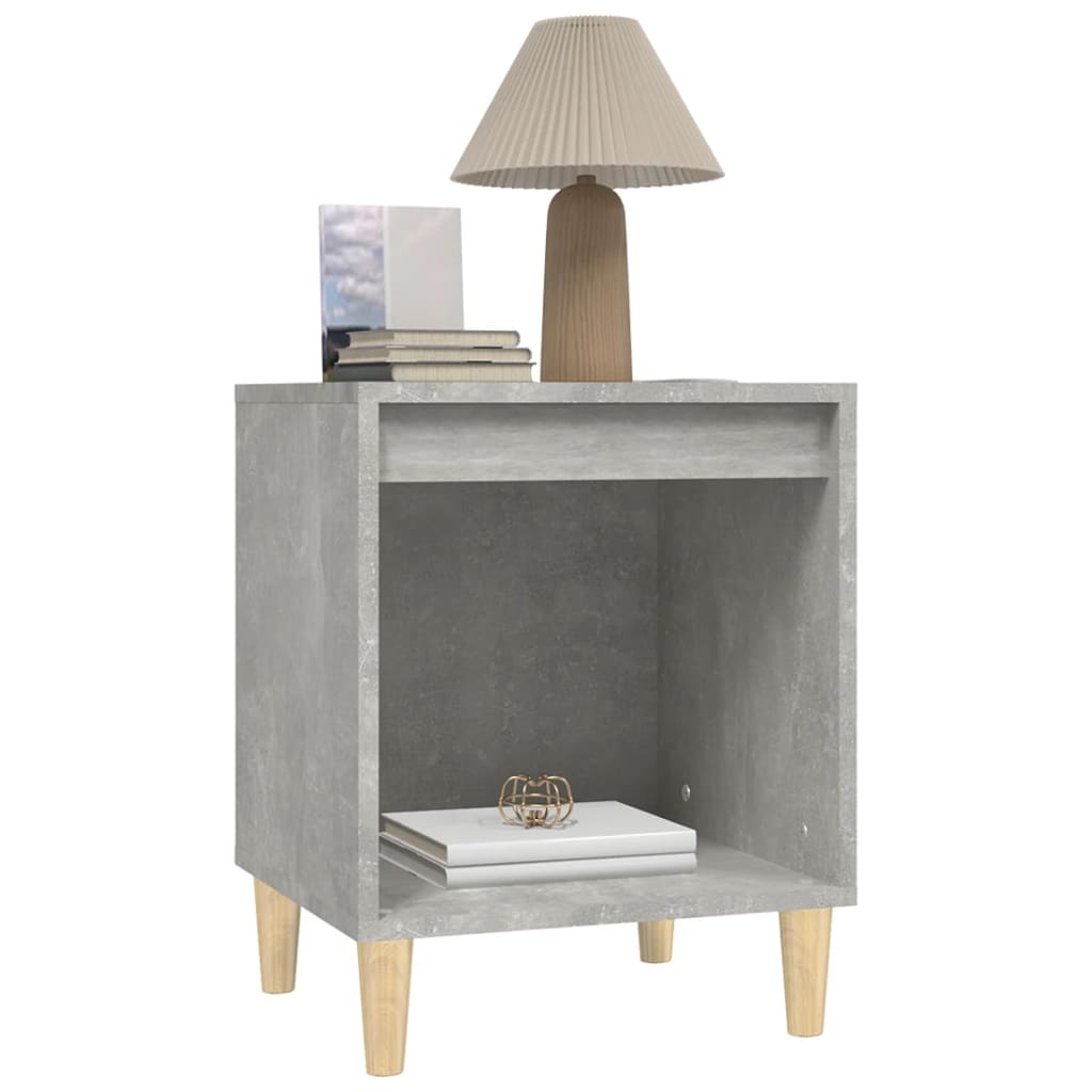 8720287226604_g_en_hd_2 vidaXL Bedside Cabinet Concrete Grey 40x35x50 cm - Image 5