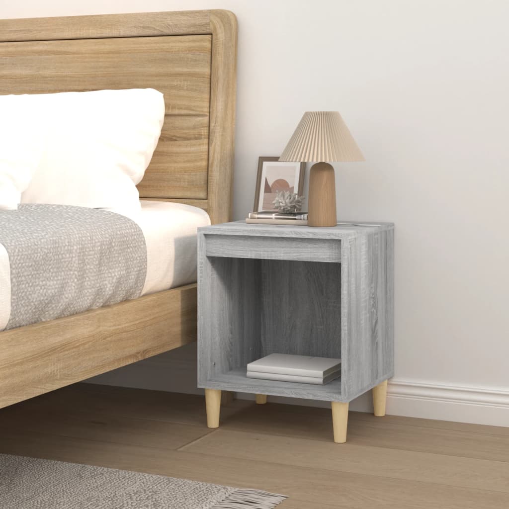 8720287226642_g_en_hd_1 vidaXL Bedside Cabinet Grey Sonoma 40x35x50 cm - Image 4