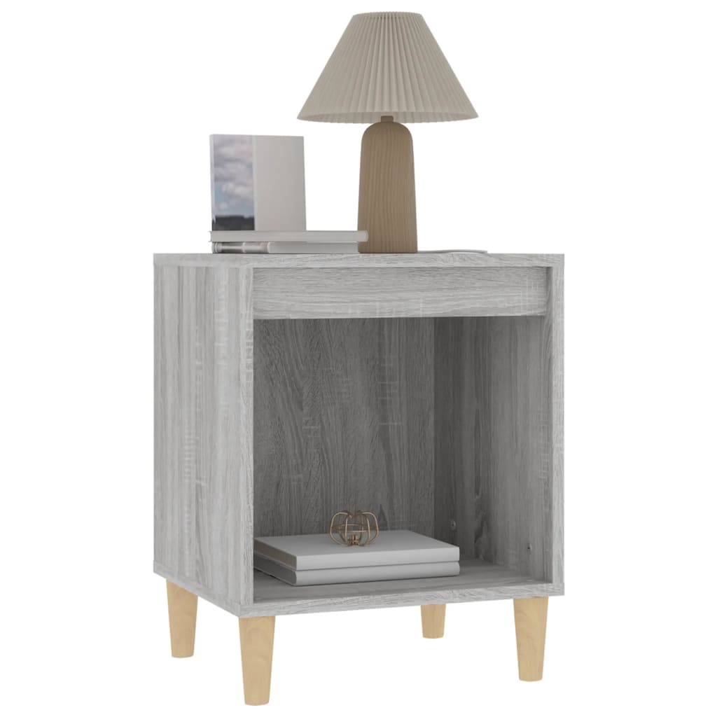 8720287226642_g_en_hd_2 vidaXL Bedside Cabinet Grey Sonoma 40x35x50 cm - Image 5