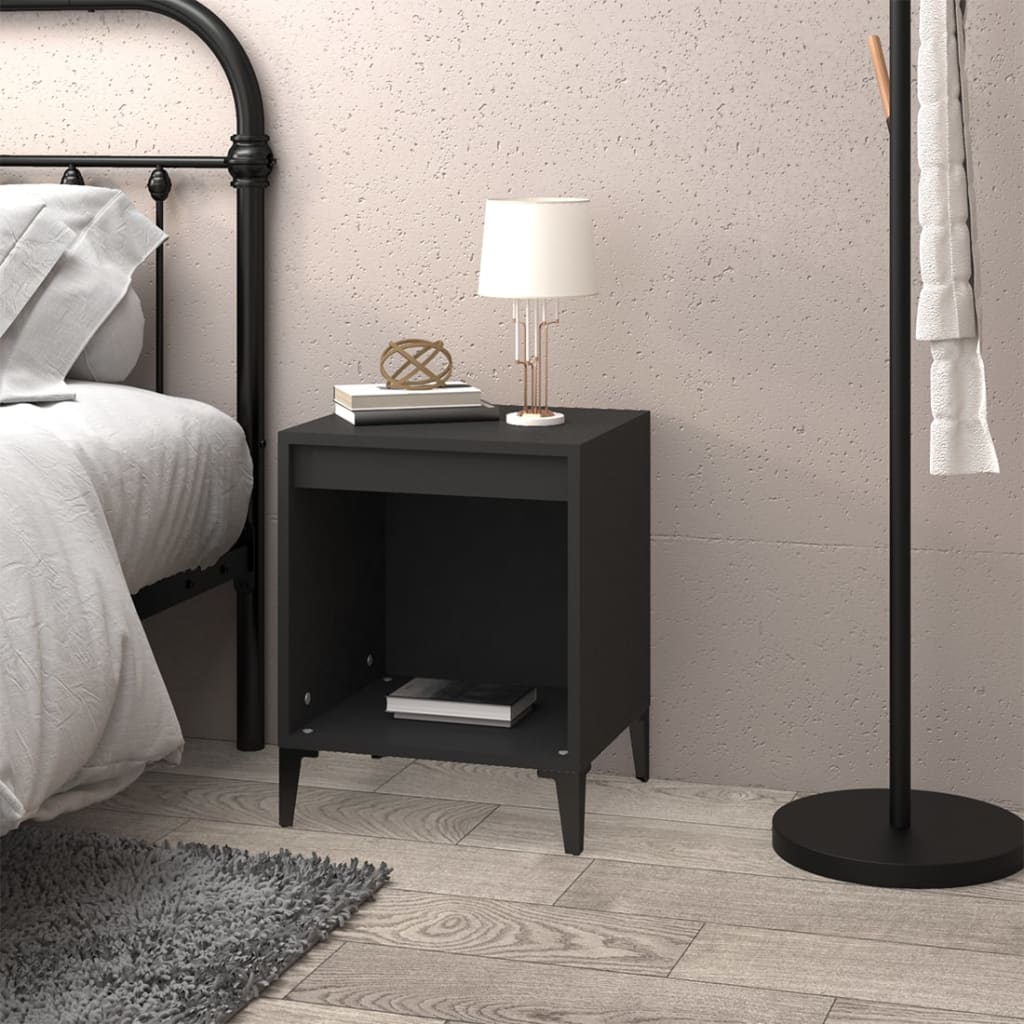 8720287226703_g_en_hd_1 vidaXL Bedside Cabinet Black 40x35x50 cm - Image 4