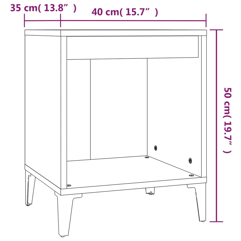 8720287226703_g_en_hd_6 vidaXL Bedside Cabinet Black 40x35x50 cm - Image 9