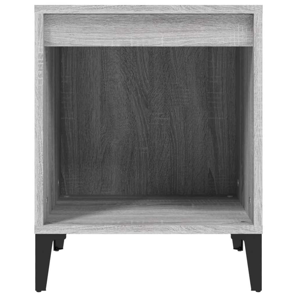 8720287226802_g_en_hd_3 vidaXL Bedside Cabinet Grey Sonoma 40x35x50 cm - Image 6