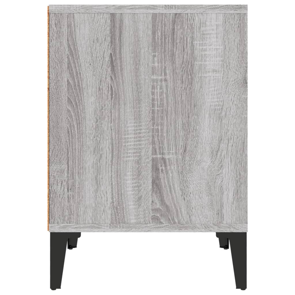 8720287226802_g_en_hd_4 vidaXL Bedside Cabinet Grey Sonoma 40x35x50 cm - Image 7