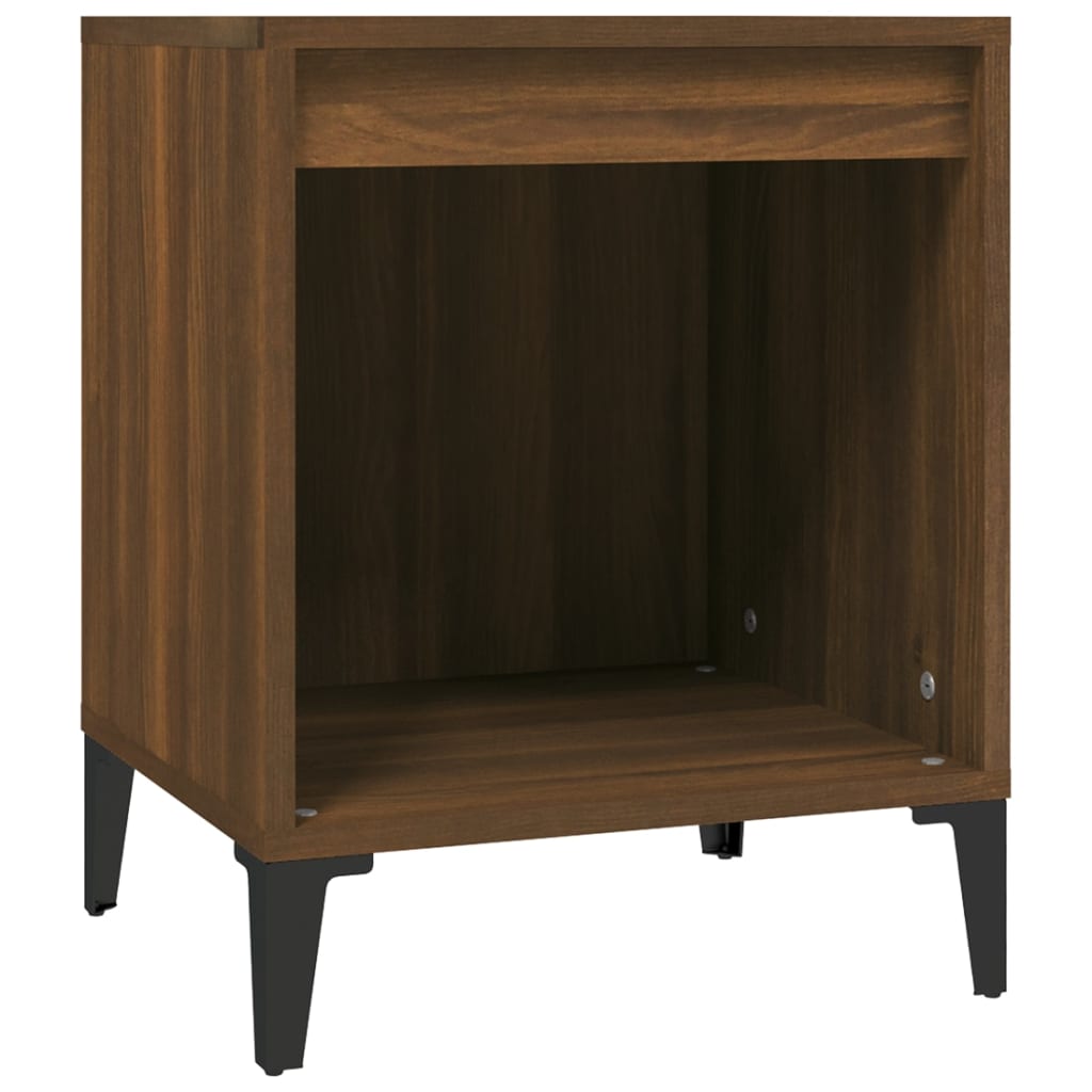 8720287226826_a_en_hd_1 vidaXL Bedside Cabinet Brown Oak 40x35x50 cm - Image 2