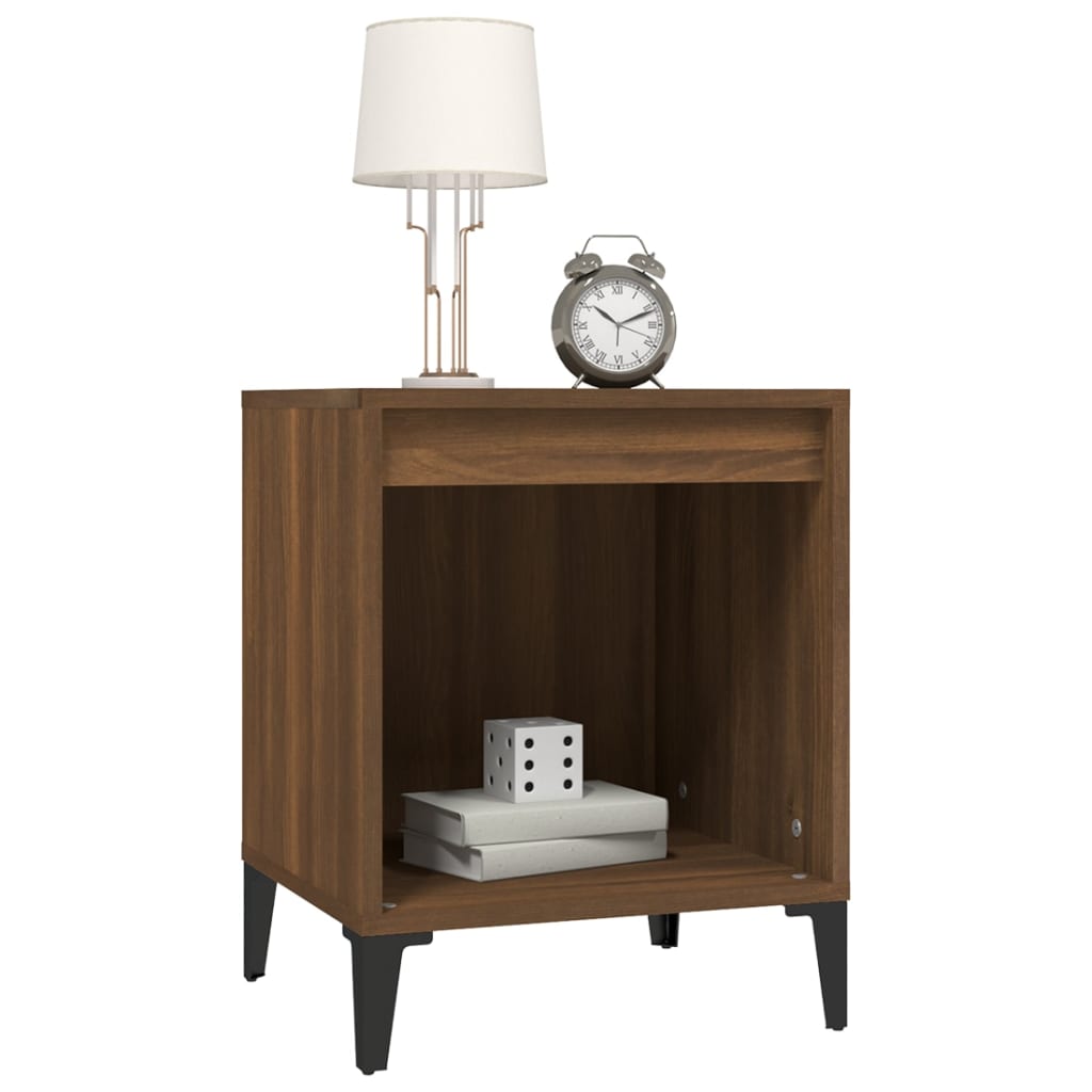 8720287226826_g_en_hd_2 vidaXL Bedside Cabinet Brown Oak 40x35x50 cm - Image 5