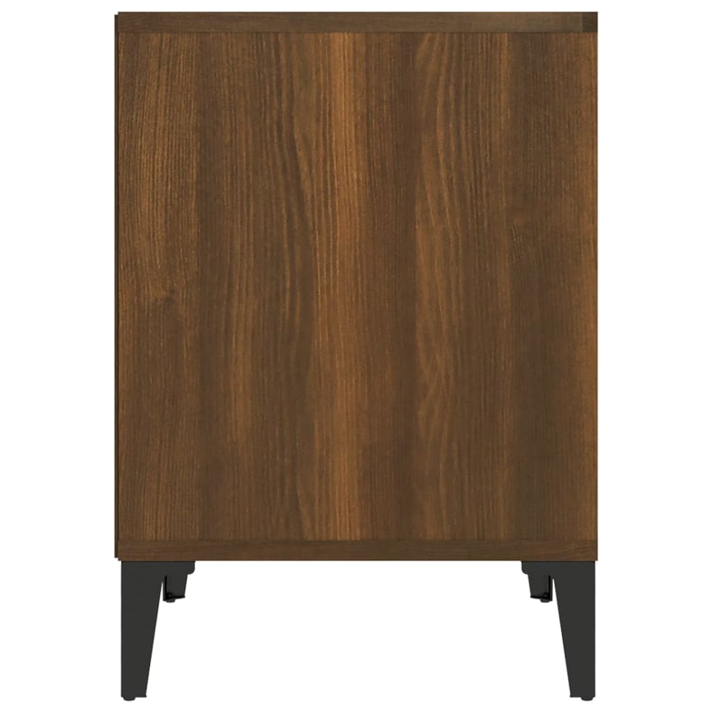 8720287226826_g_en_hd_4 vidaXL Bedside Cabinet Brown Oak 40x35x50 cm - Image 7