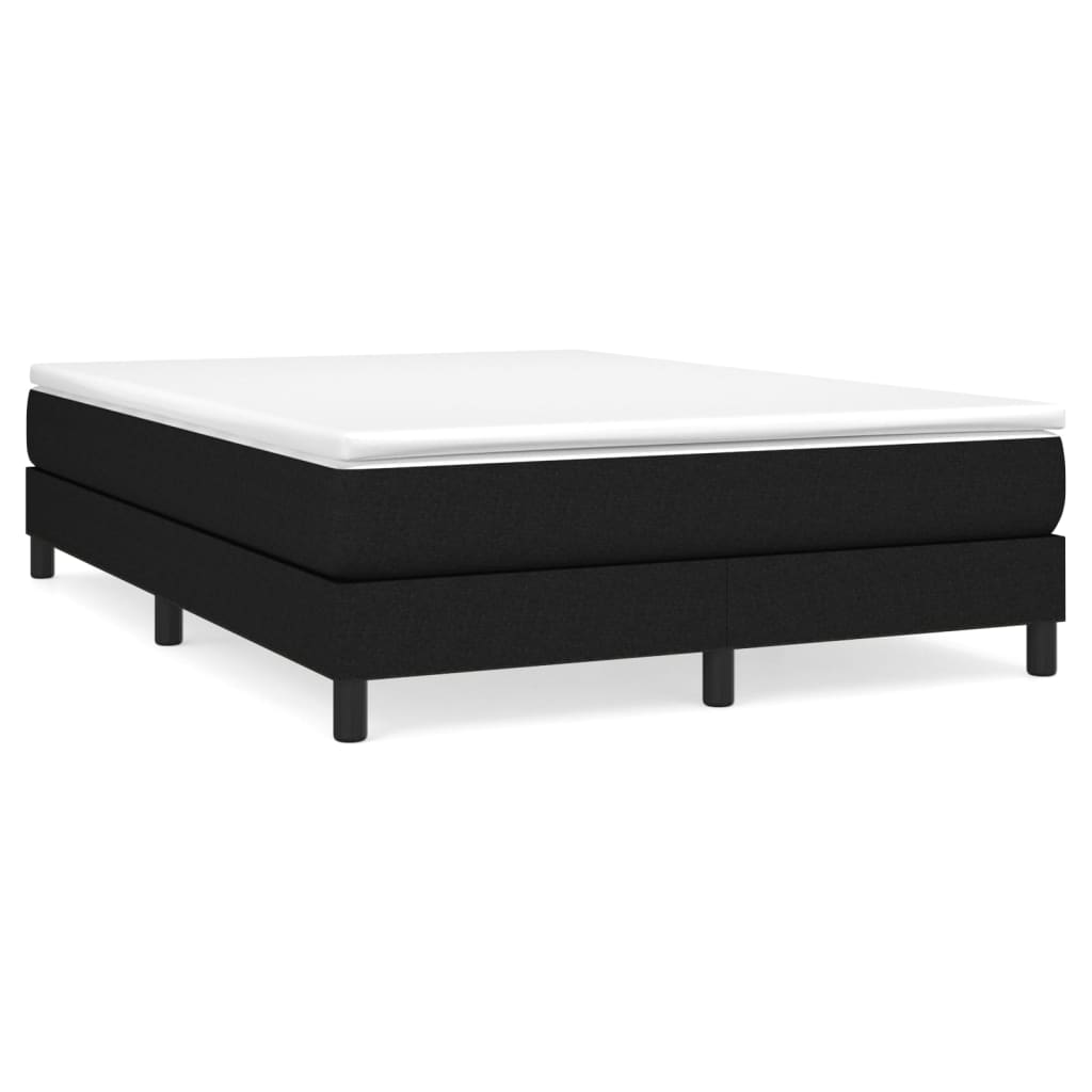 8720287232179_a_en_hd_1 vidaXL Bed Frame without Mattress Black Double Fabric - Image 2