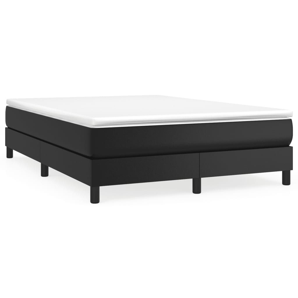 8720287233916_a_en_hd_1 vidaXL Bed Frame without Mattress Black Queen Faux Leather - Image 2
