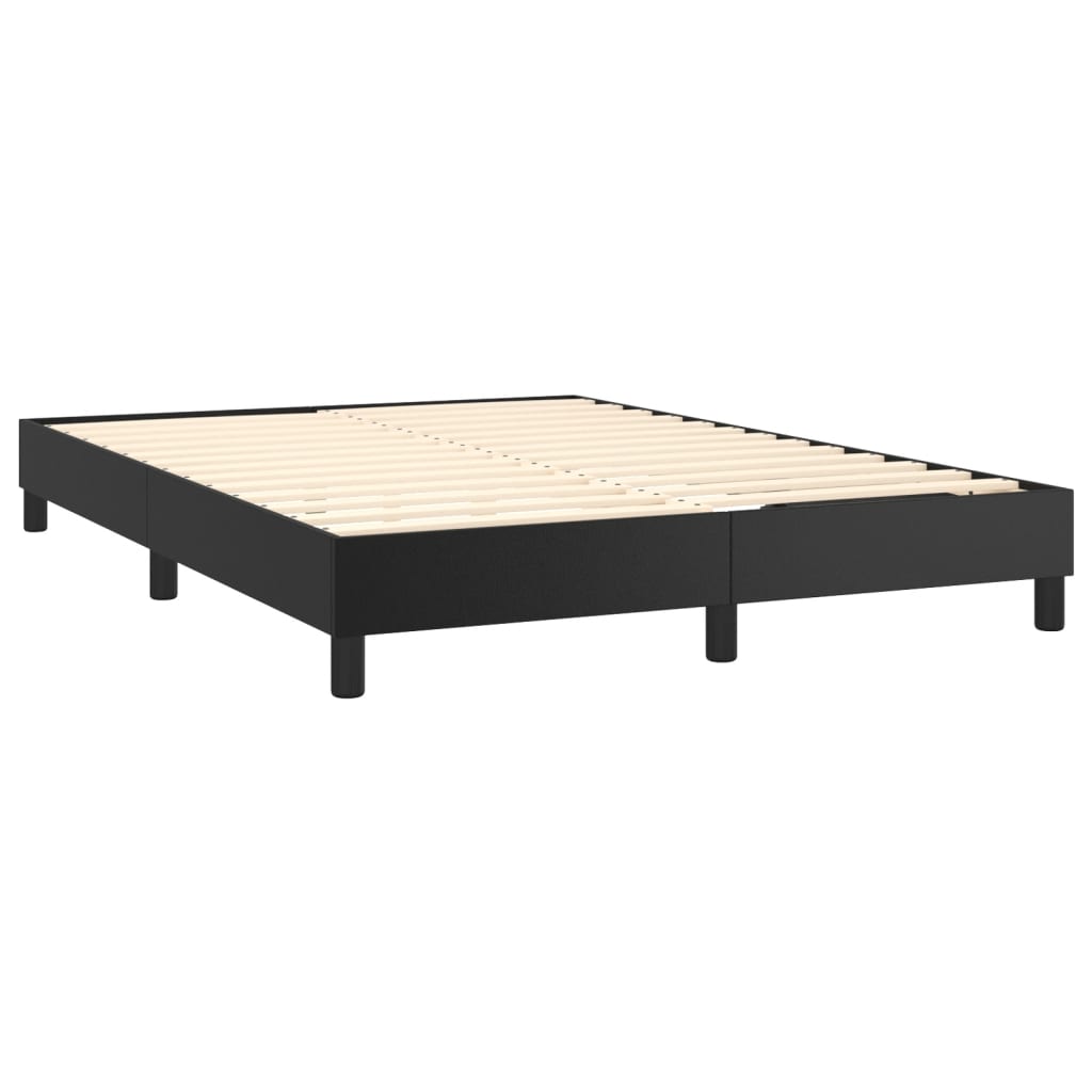 8720287233916_g_en_hd_2 vidaXL Bed Frame without Mattress Black Queen Faux Leather - Image 4