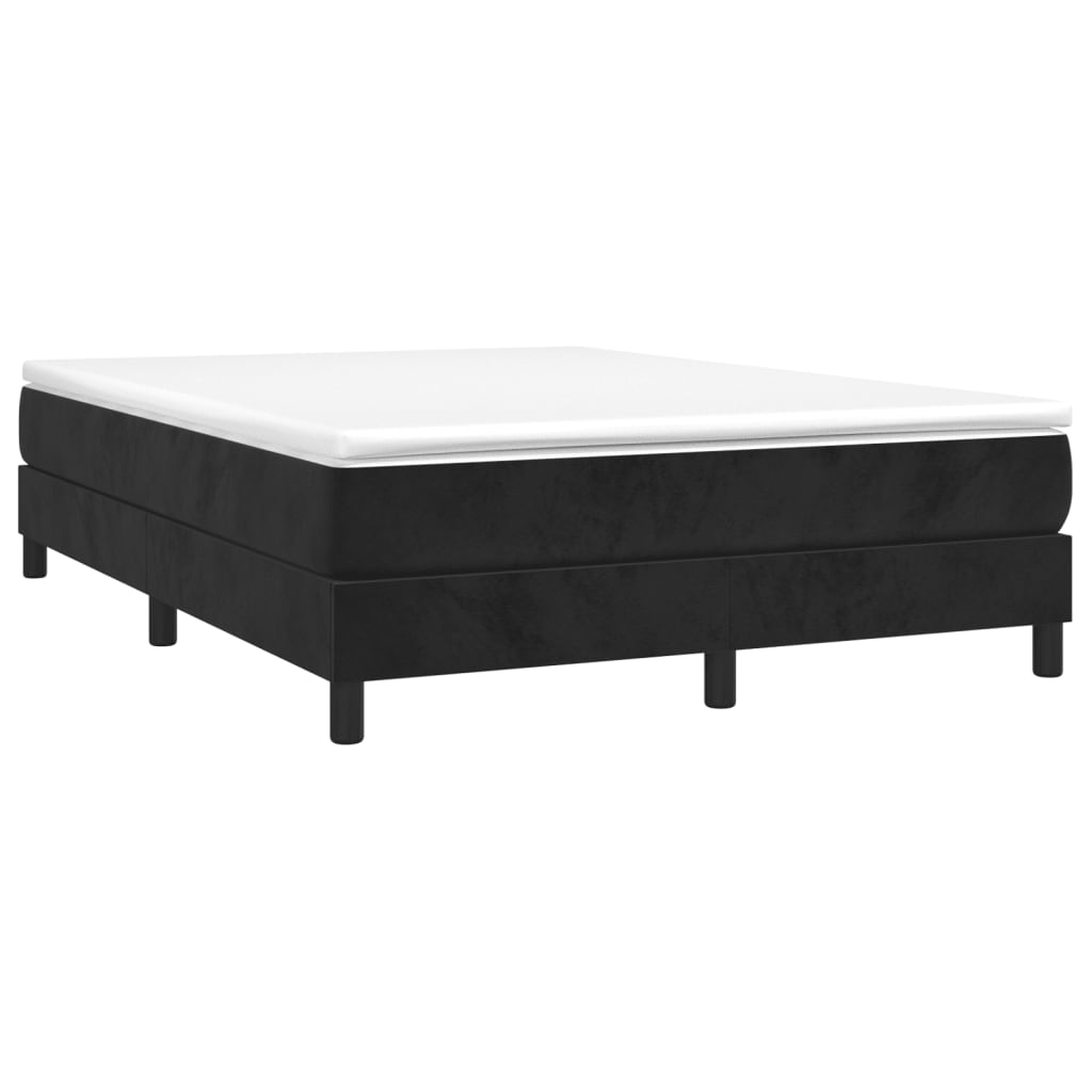 8720287234654_g_en_hd_1 vidaXL Bed Frame without Mattress Black Double Velvet - Image 3