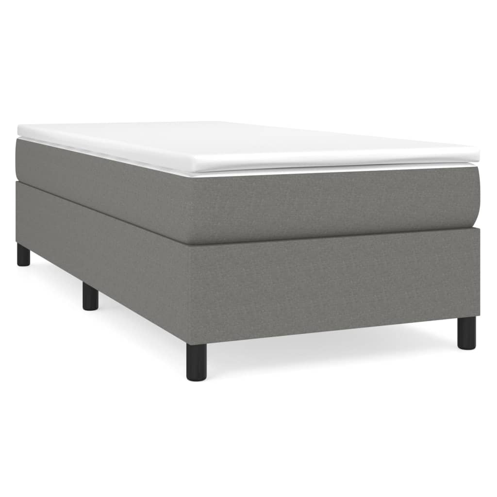 8720287235736_a_en_hd_1 vidaXL Bed Frame without Mattress Dark Grey 107x203 cm King Single Fabric - Image 2