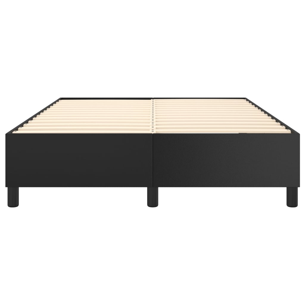 8720287237365_g_en_hd_3 vidaXL Bed Frame without Mattress Black Double Faux Leather - Image 5