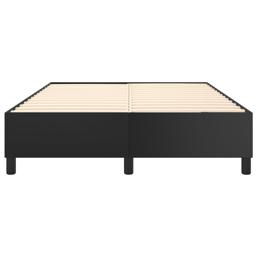 8720287237389_g_en_hd_3 vidaXL Bed Frame without Mattress Black Queen Faux Leather - Image 5