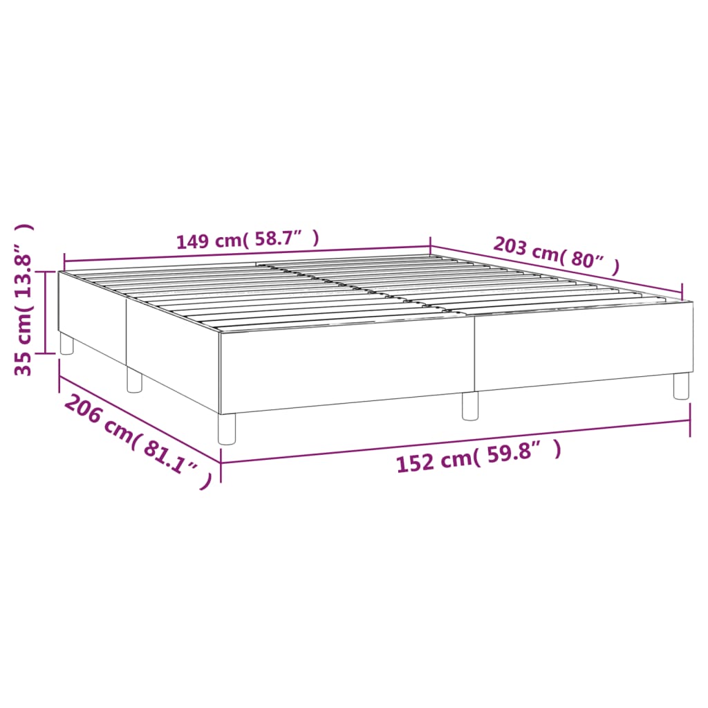 8720287238157_g_en_hd_6 vidaXL Bed Frame without Mattress Dark Grey Queen Velvet - Image 8