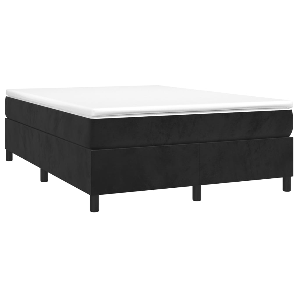 8720287238164_g_en_hd_1 vidaXL Bed Frame without Mattress Black Queen Velvet - Image 3