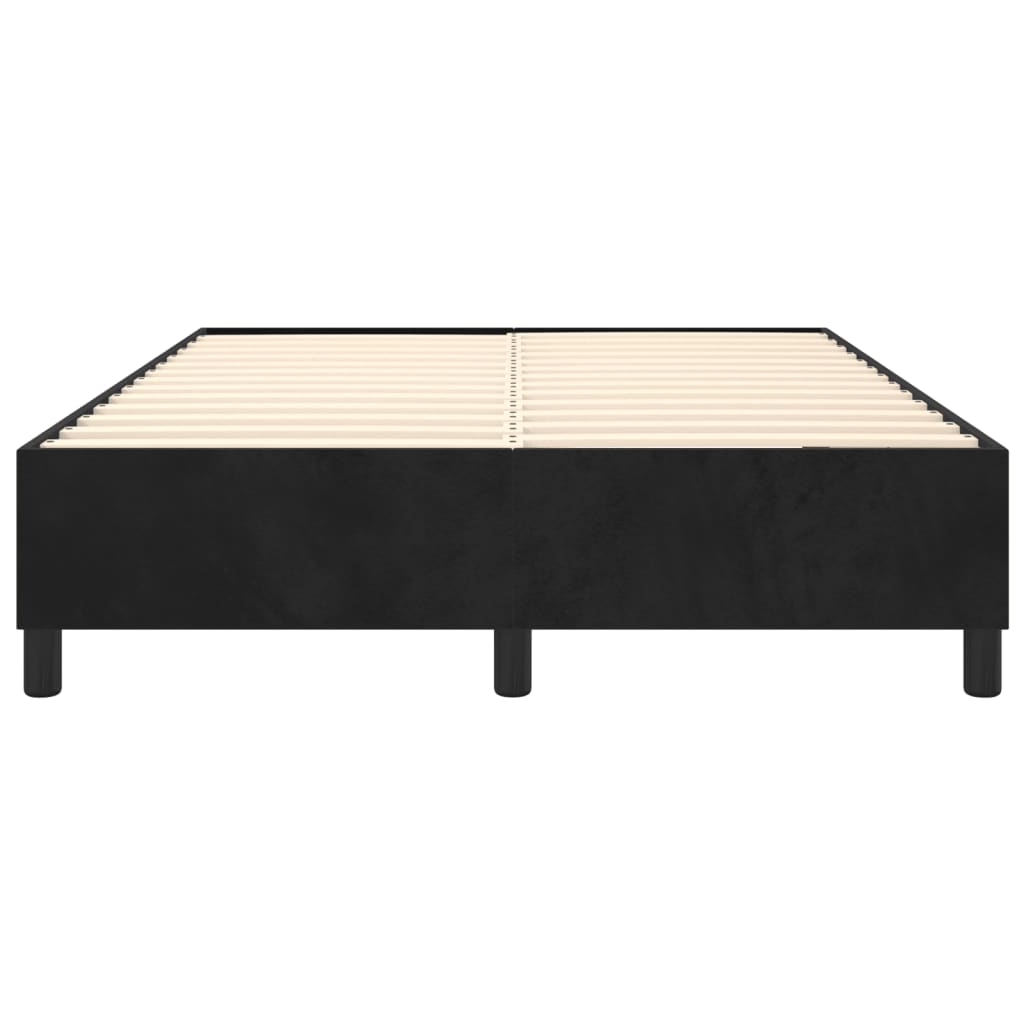 8720287238164_g_en_hd_3 vidaXL Bed Frame without Mattress Black Queen Velvet - Image 5