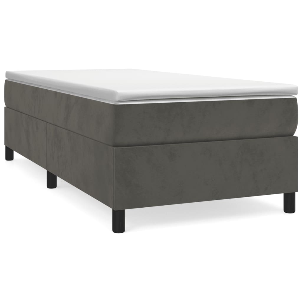8720287238232_a_en_hd_1 vidaXL Bed Frame without Mattress Dark Grey King Single Velvet - Image 2