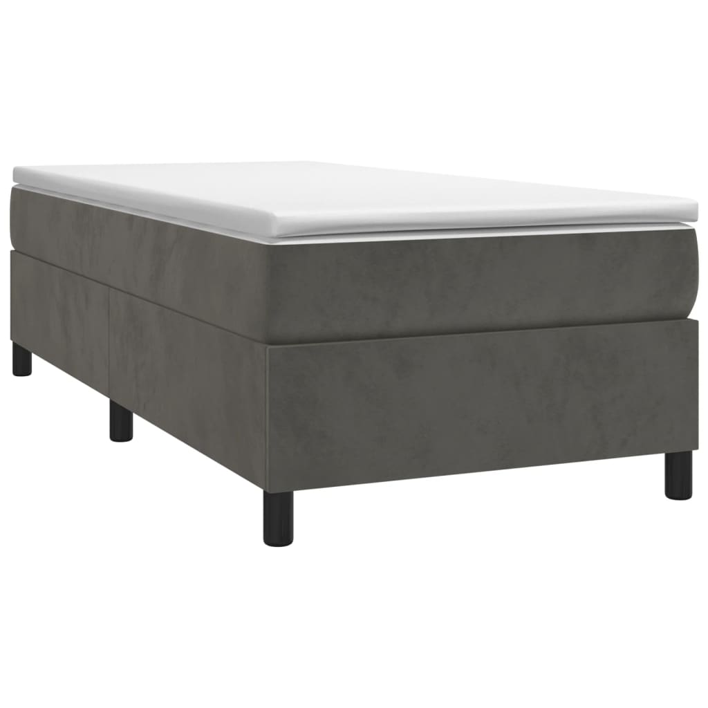 8720287238232_g_en_hd_1 vidaXL Bed Frame without Mattress Dark Grey King Single Velvet - Image 3