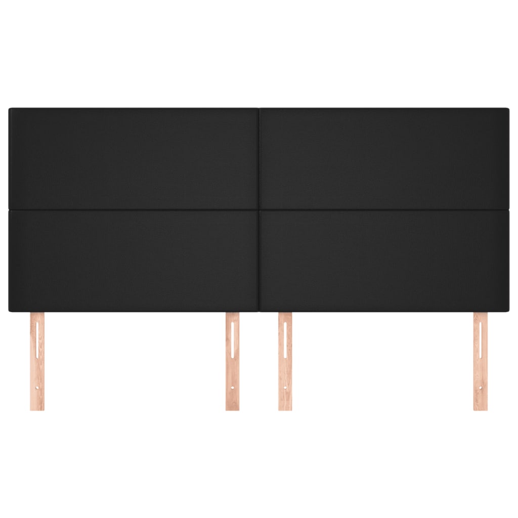 8720287240242_g_en_hd_1 vidaXL Headboards 4 pcs Black 100 cm Faux Leather - Image 3