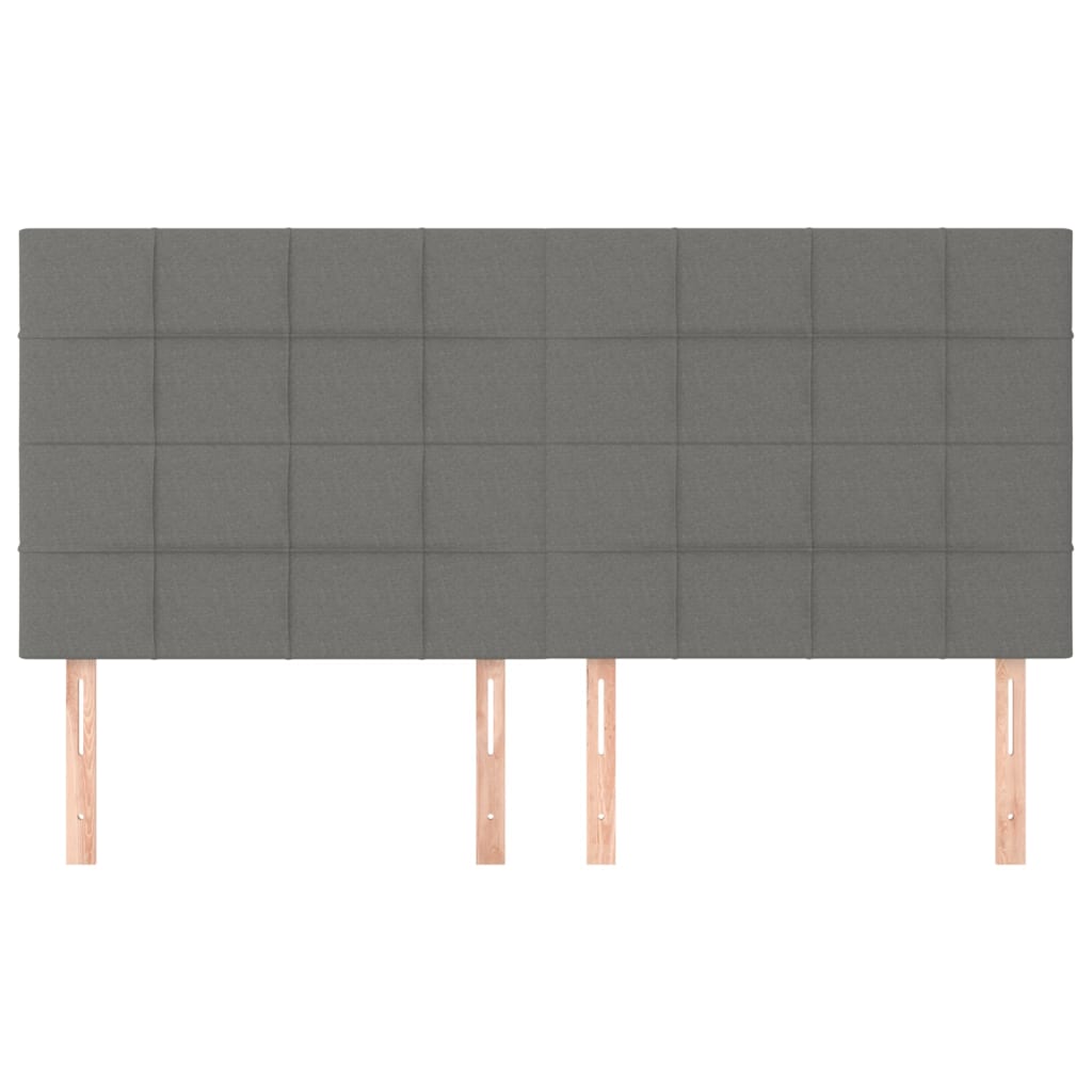 8720287242031_g_en_hd_1 vidaXL Headboards 4 pcs Dark Grey 80 cm Fabric - Image 3