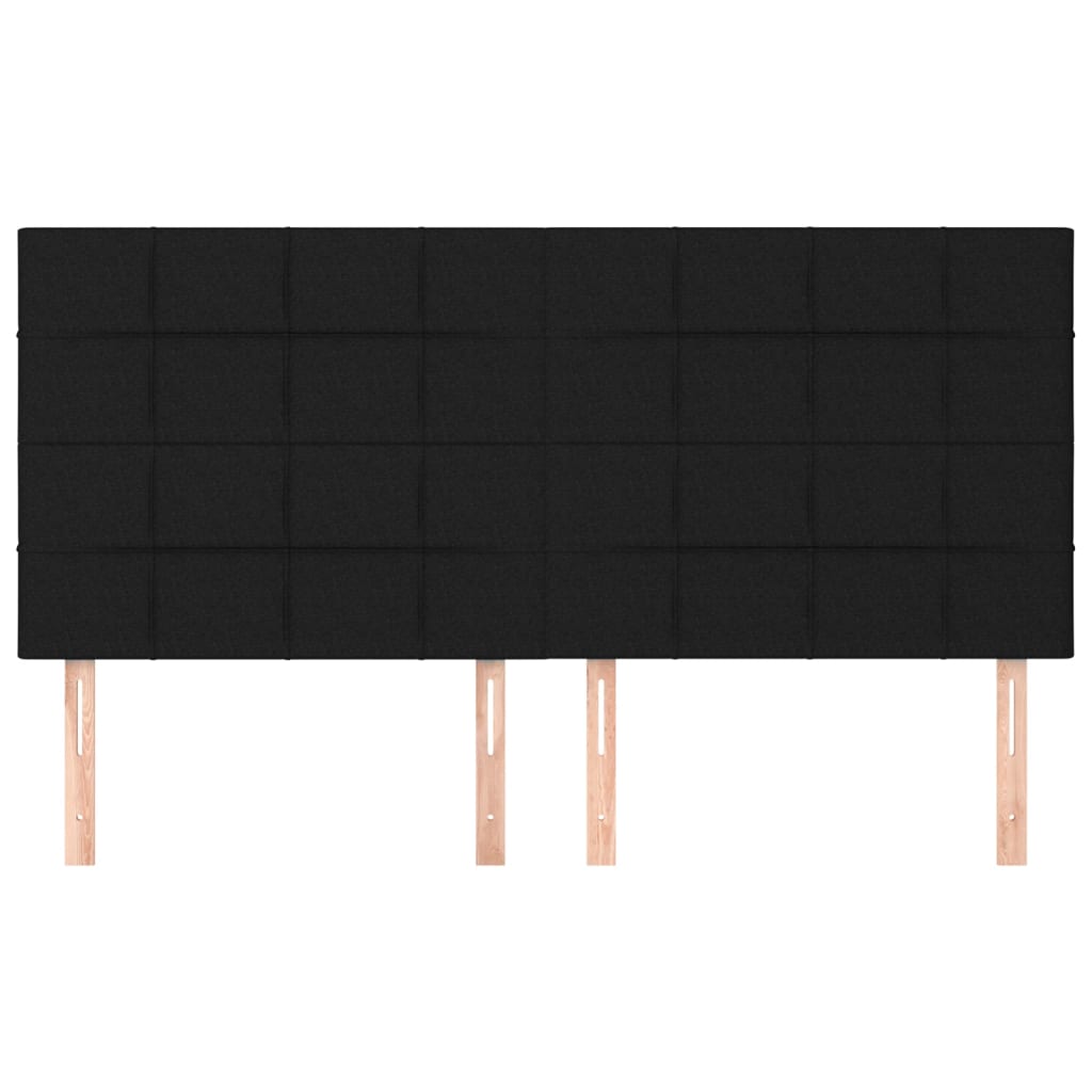 8720287242208_g_en_hd_1 vidaXL Headboards 4 pcs Black 100x5x78/88 cm Fabric - Image 3