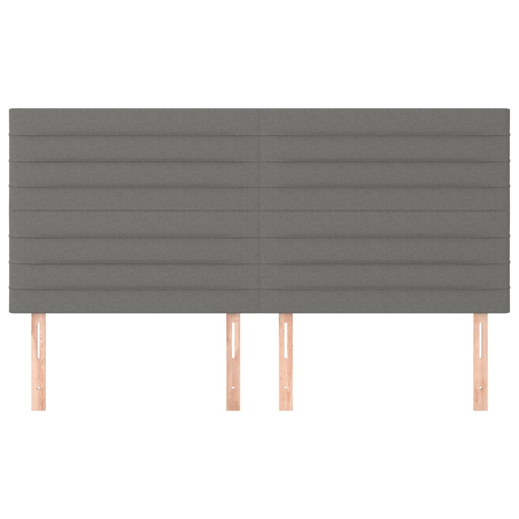 8720287243434_g_en_hd_1 vidaXL Headboards 4 pcs Dark Grey 80 cm Fabric - Image 3