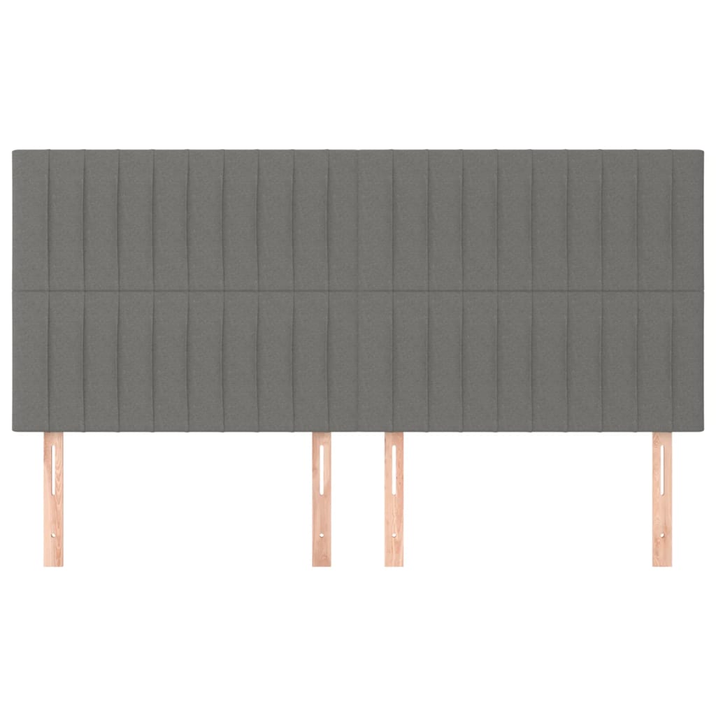 8720287244417_g_en_hd_1 vidaXL Headboards 4 pcs Dark Grey 80 cm Fabric - Image 3