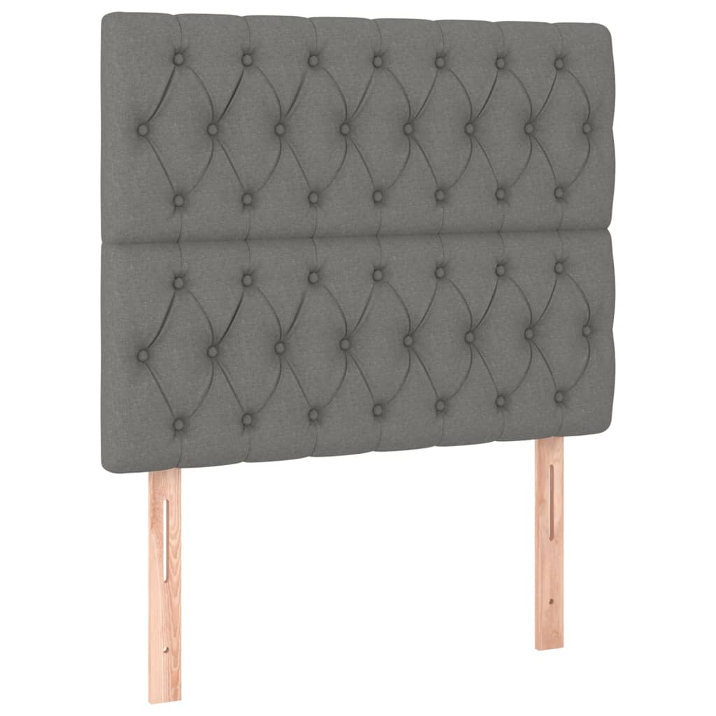 8720287245230_a_en_hd_1 vidaXL Headboards 2 pcs Dark Grey 100x7x78/88 cm Fabric - Image 2